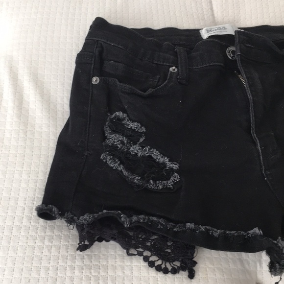 Women Mudd FLX Stretch Cutt off Jeans shorts Sz 9 - Picture 4 of 7